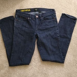 JCrew Factory toothpick jeans